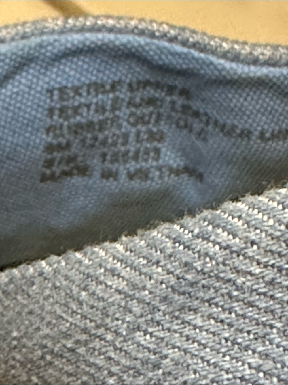 Tory Burch Light Blue Denim Espadrille Flats with Frayed Logo - Picture 5 of 9